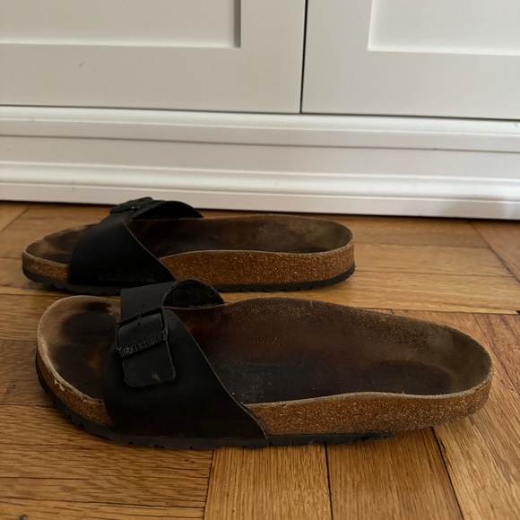 Birkenstock Black Birko-Flor Madrid 38 Medium Narrow - Picture 2 of 5